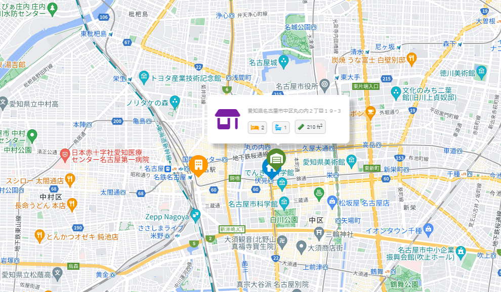 GoogleMAP座標