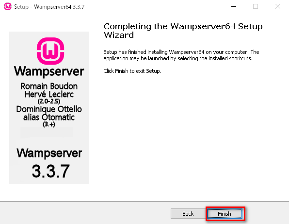 Wampserver(WAMP)つかってみた